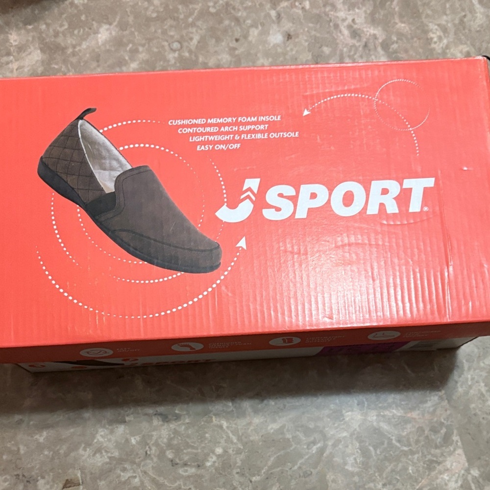 J Sport Women's Brown Slip-On Loafers